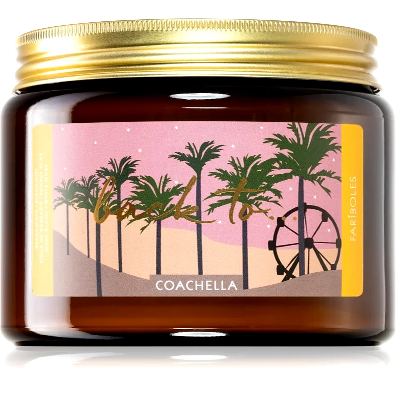 FARIBOLES FARIBOLES Back to Coachella αρωματικό κερί 400 γρ