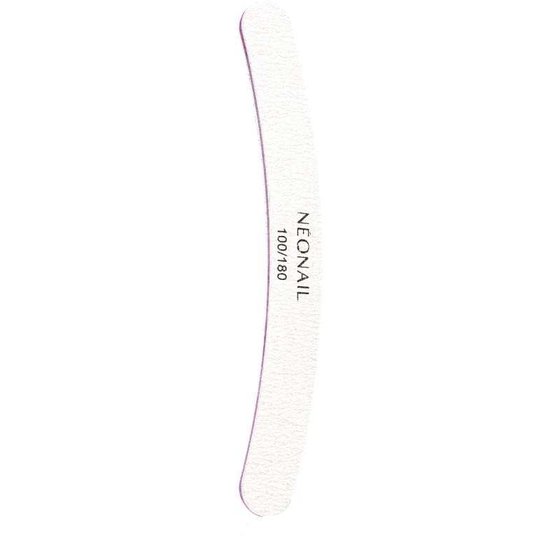 NeoNail NEONAIL Nail File Curved λίμα για τα νύχια 100/180 1 τμχ