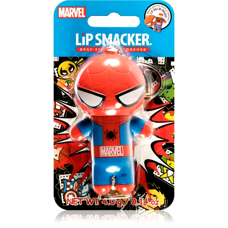 Lip Smacker Lip Smacker Marvel Spiderman Βάλσαμο για χείλη γεύση Amazing Pomegranate 4 γρ
