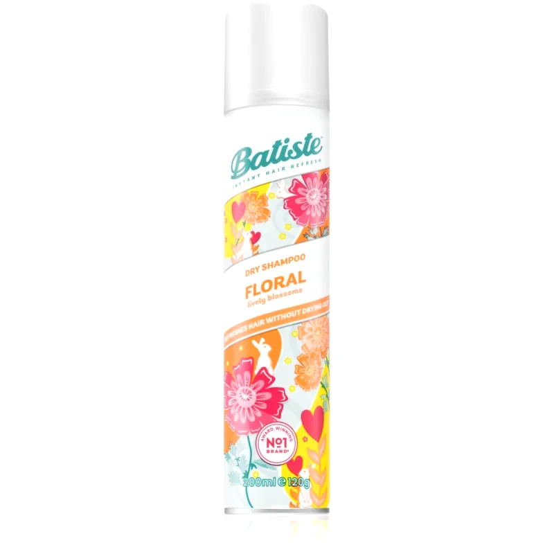 Batiste Batiste Floral Lively Blossoms ξηρό σαμπουάν για όλους τους τύπους μαλλιών 200 ml