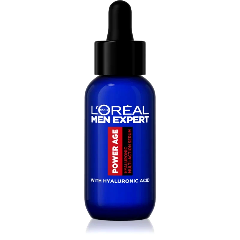 L’Oréal Paris L’Oréal Paris Men Expert Power Age ορός με υαλουρονικό οξύ για άντρες 30 ml