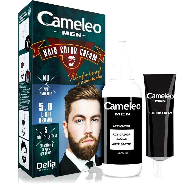 Delia Cosmetics Delia Cosmetics Cameleo Men βαφή μαλλιών απόχρωση 5.0 Light Brown 30 ml