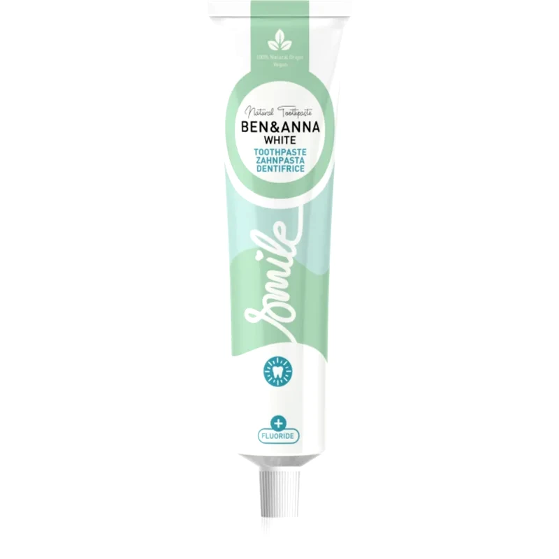 BEN&ANNA BEN&ANNA Toothpaste White φυσική οδοντόπαστα με φθόριο 75 ml