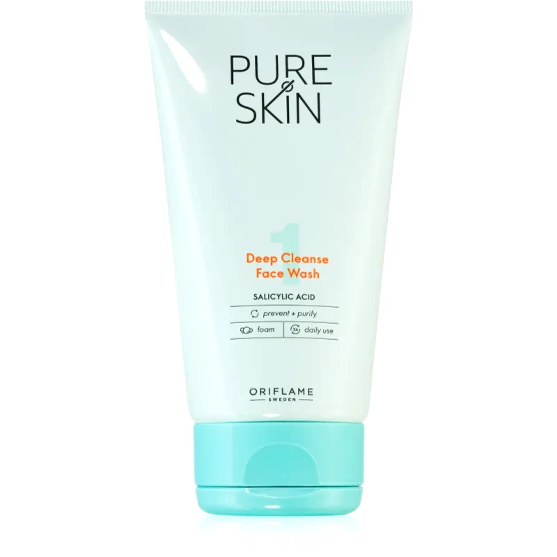 Oriflame Oriflame Pure Skin καθαριστικό τζελ προσώπου για λιπαρή επιδερμίδα 150 ml