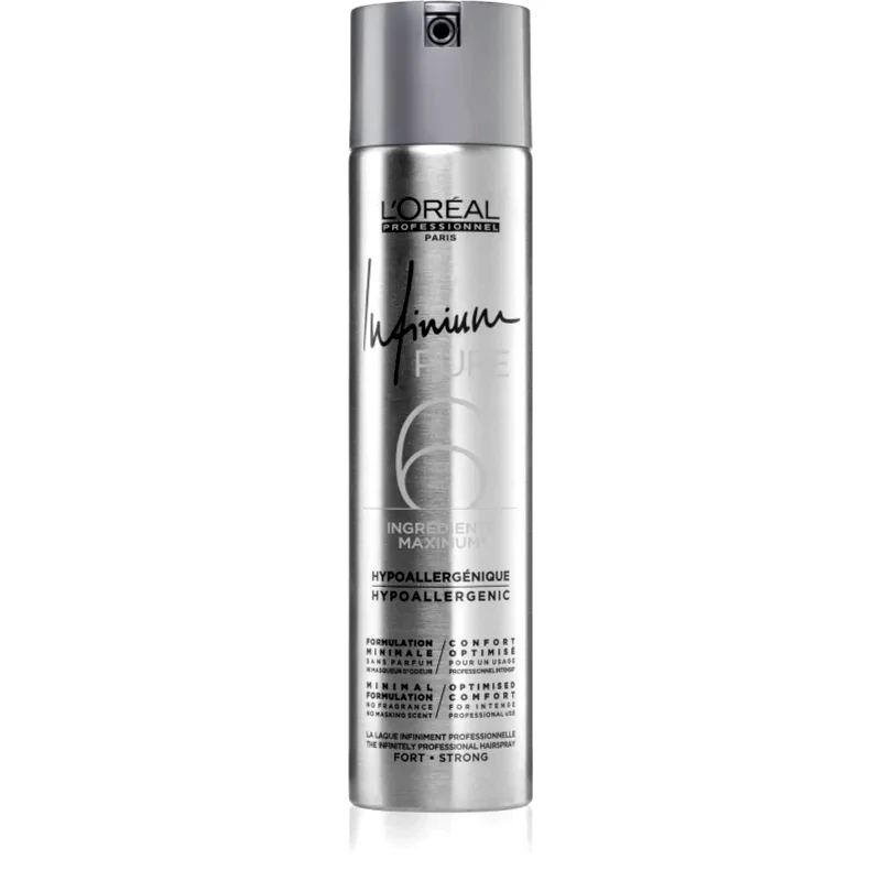 L’Oréal Professionnel L’Oréal Professionnel Infinium Pure υποαλλεργική λακ μαλλιών ισχυρή αντοχή χωρίς άρωμα 300 ml
