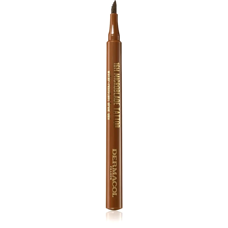 Dermacol Dermacol 16H Microblade Tattoo αδιάβροχος μαρκαδόρος Για τα φρύδια απόχρωση 02 1 ml