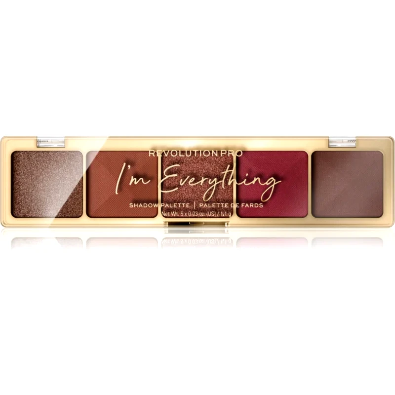 Revolution PRO Revolution PRO Glam Παλέτα σκιών για τα μάτια απόχρωση I'm Everything Burnt Nude 5,5 γρ