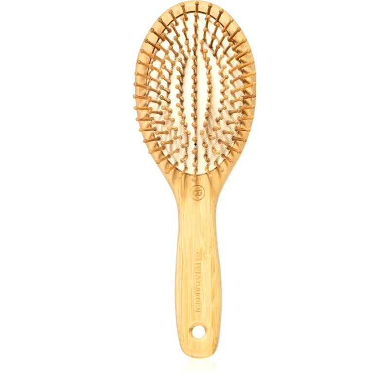 Olivia Garden Olivia Garden Bamboo Touch επίπεδη βούρτσα για μαλλιά και το δέρμα του τριχωτού της κεφαλής M 1 τμχ