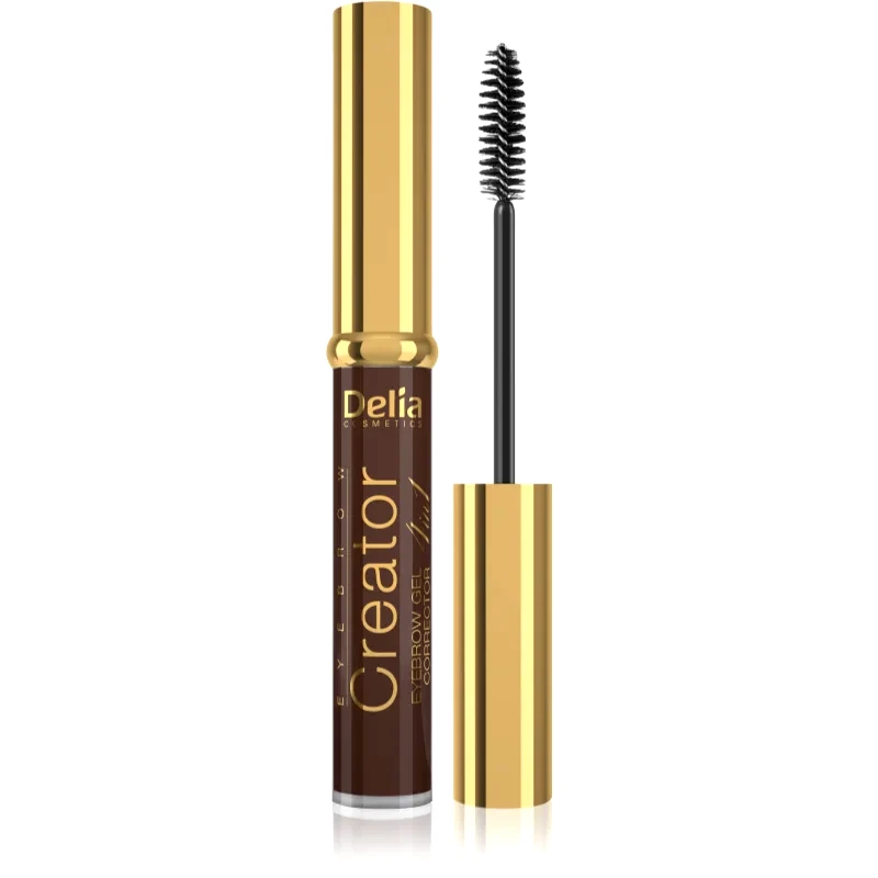 Delia Cosmetics Delia Cosmetics Creator τζελ για τα φρύδια 4 σε 1 απόχρωση Brown 7 ml