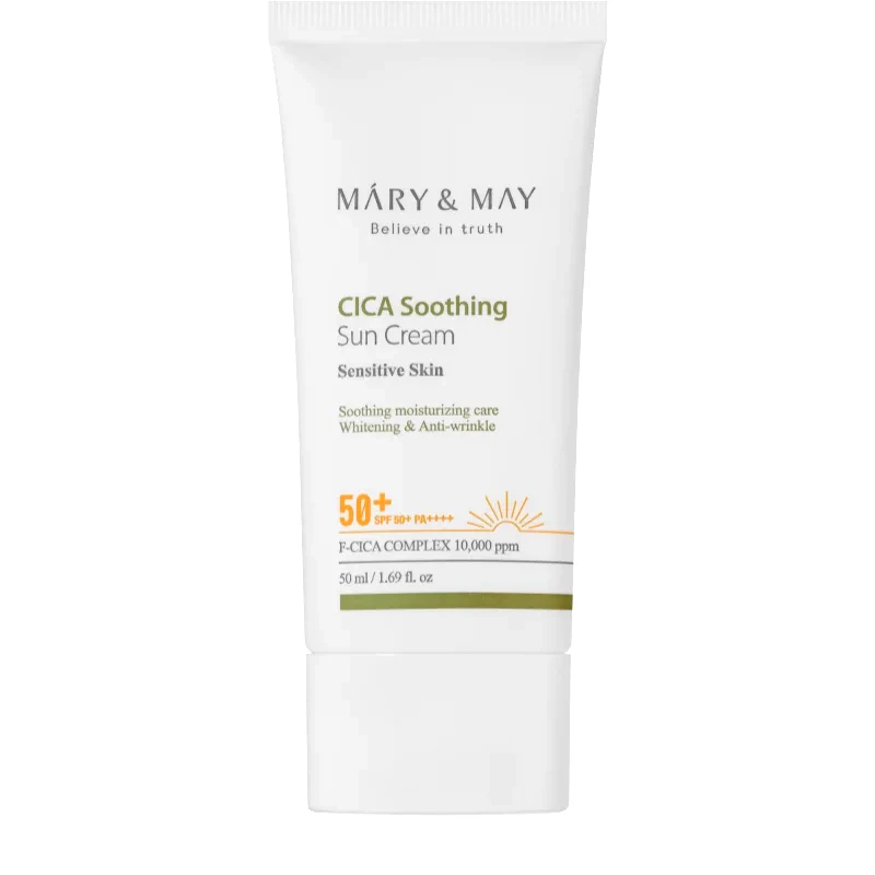 MARY & MAY MARY & MAY Cica Soothing καταπραϋντική και προστατευτική κρέμα SPF 50+ 50 ml