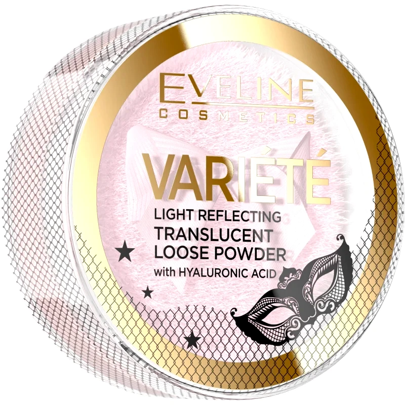 Eveline Cosmetics Eveline Cosmetics Variété δαφανή πούδρα σε σκόνη με εφαρμοστή 6 γρ