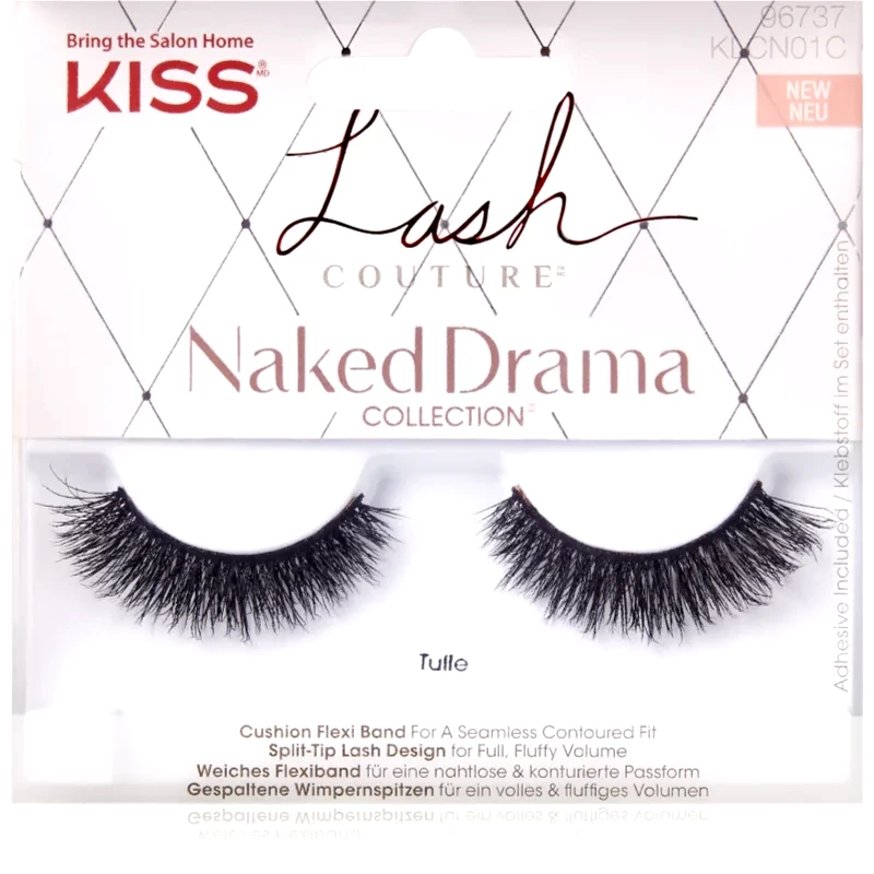 KISS KISS Lash Couture Naked Drama τεχνητές βλεφαρίδες Tulle 2 τμχ