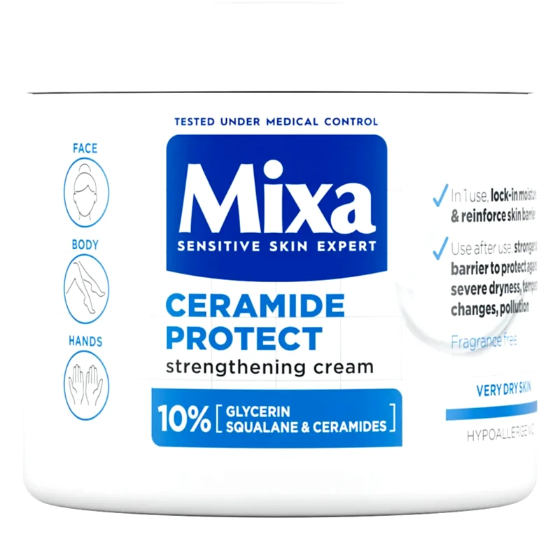 MIXA MIXA Ceramide Protect αναγεννητική κρέμα για το σώμα για ευαίσθητο δέρμα 400 ml