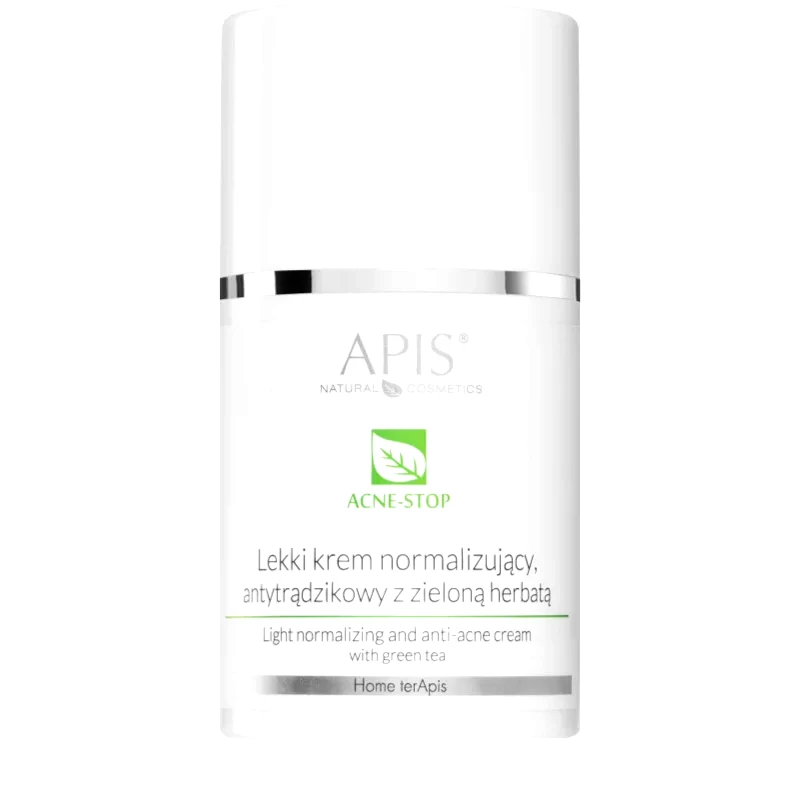 Apis Natural Cosmetics Apis Natural Cosmetics Acne-Stop Home TerApis ελαφριά κρέμα κατά της ακμής για ρύθμιση της παραγωγής σμήγματος 50 ml