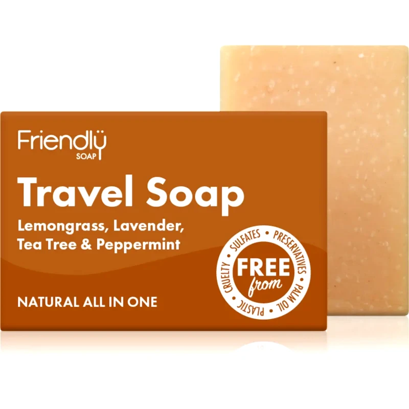 Friendly Soap Friendly Soap Travel Soap Hair & Body φυσικό σαπούνι για σώμα και μαλλιά 95 γρ