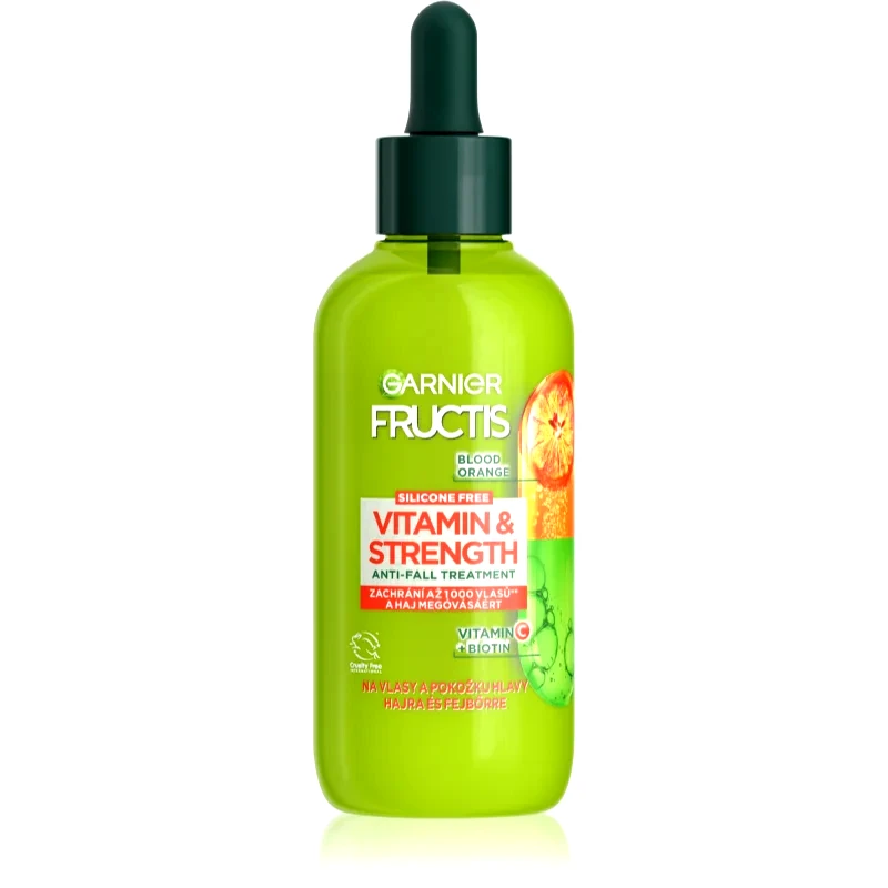 Garnier Garnier Fructis Vitamin & Strength ορός για τα μαλλιά για την ενίσχυση και λάμψη μαλλιών 125 ml