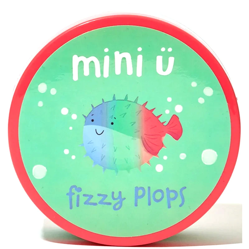Mini-U Mini-U Fizzy Plops Χρωματισμένες αφρίζουσες ταμπλέτες μπάνιου για παιδιά 3x40 γρ