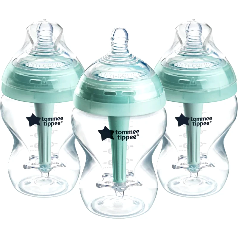 Tommee Tippee Tommee Tippee Advanced Anti-Colic μπιμπερό anti-colic αυτοαποστειρώμενο Slow Flow 0m+ 3x260 ml