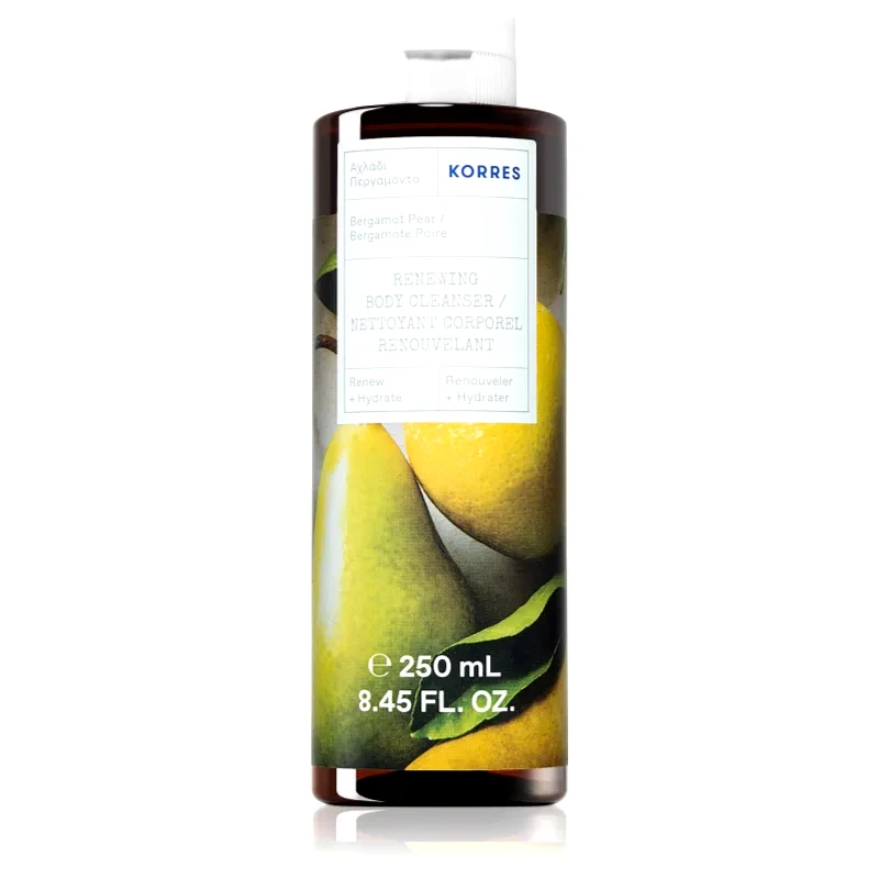 Korres Korres Bergamot Pear απαλό τζελ για ντους 250 ml