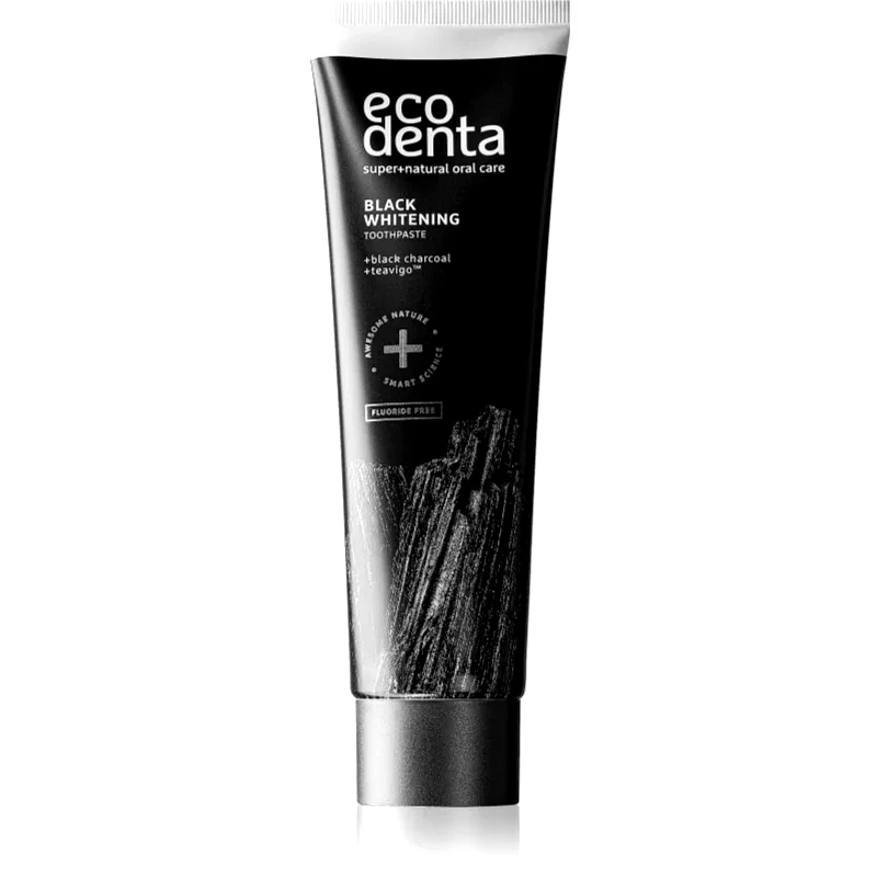 Ecodenta Ecodenta Expert Black Whitening μαύρη λευκαντική οδοντόκρεμα χωρίς φθόριο 100 ml