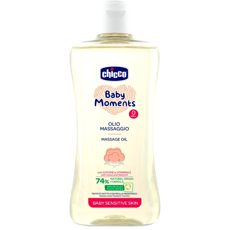 Chicco Chicco Baby Moments Sensitive λάδι για μασάζ 200 ml