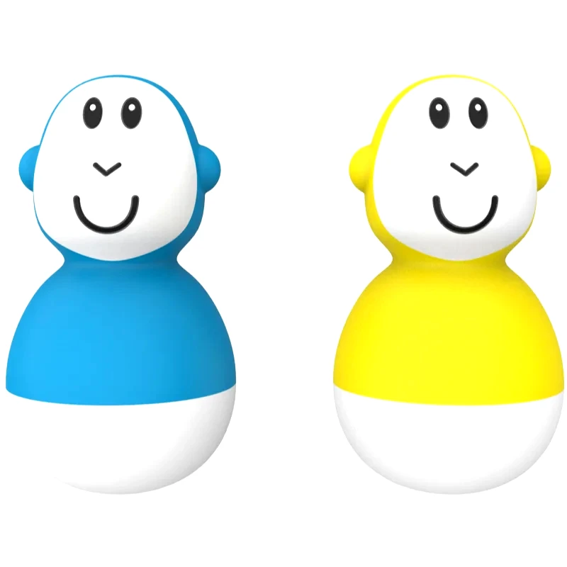 Matchstick Monkey Matchstick Monkey Endless Bathtime Fun Wobblers παιχνίδι νερού Blue & Yellow 2 τμχ