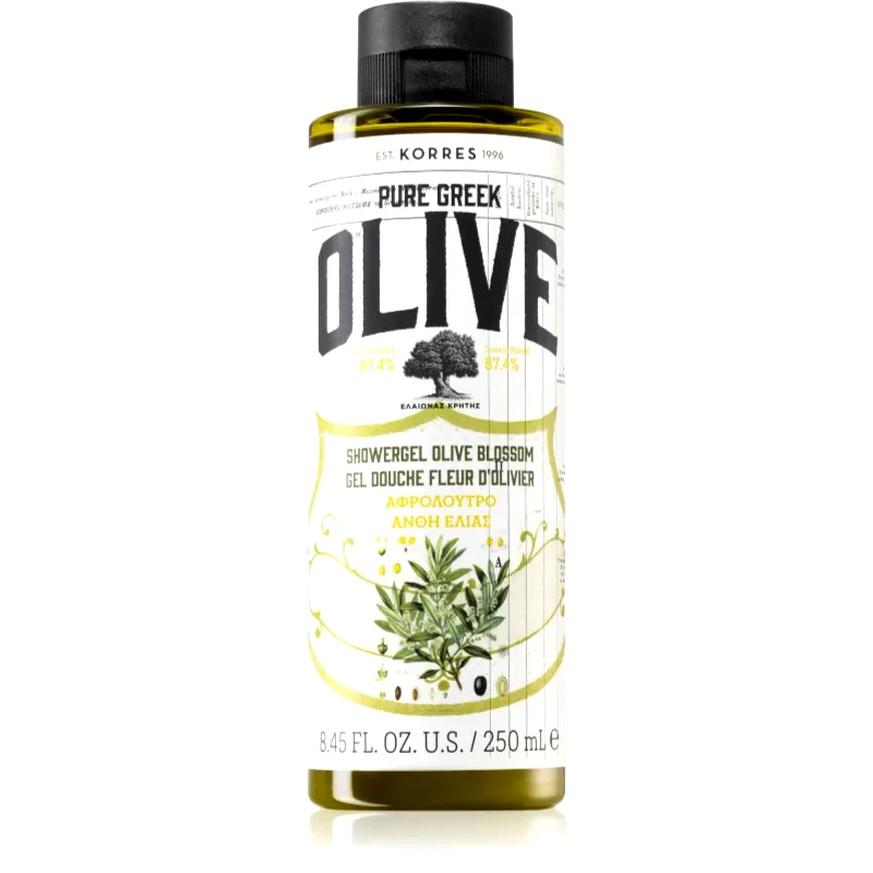 Korres Korres Pure Greek Olive & Olive Blossom τζελ για ντους 250 ml