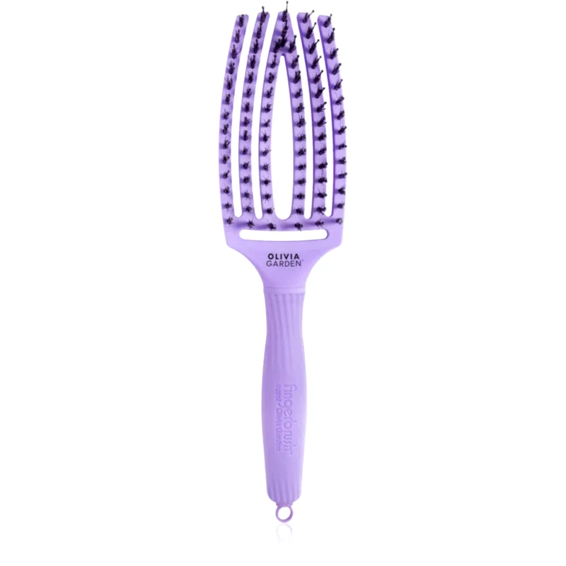 Olivia Garden Olivia Garden Fingerbrush Bloom επίπεδη βούρτσα Lavender 1 τμχ