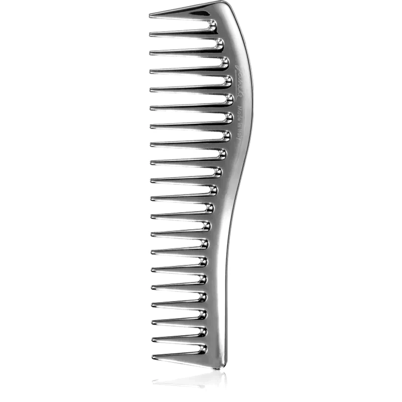 Janeke Janeke Chromium Line Wavy Comb for Gel Application χτένα για τα μαλλιά για την εφαρμογή προϊόντων τζελ 18,5 x 5 cm 1 τμχ