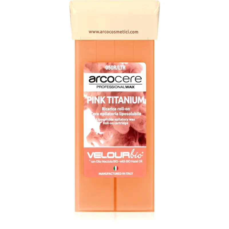 Arcocere Arcocere Professional Wax Pink Titanium Κερί Αποτρίχωσης roll - on ανταλλακτική γέμιση 100 ml