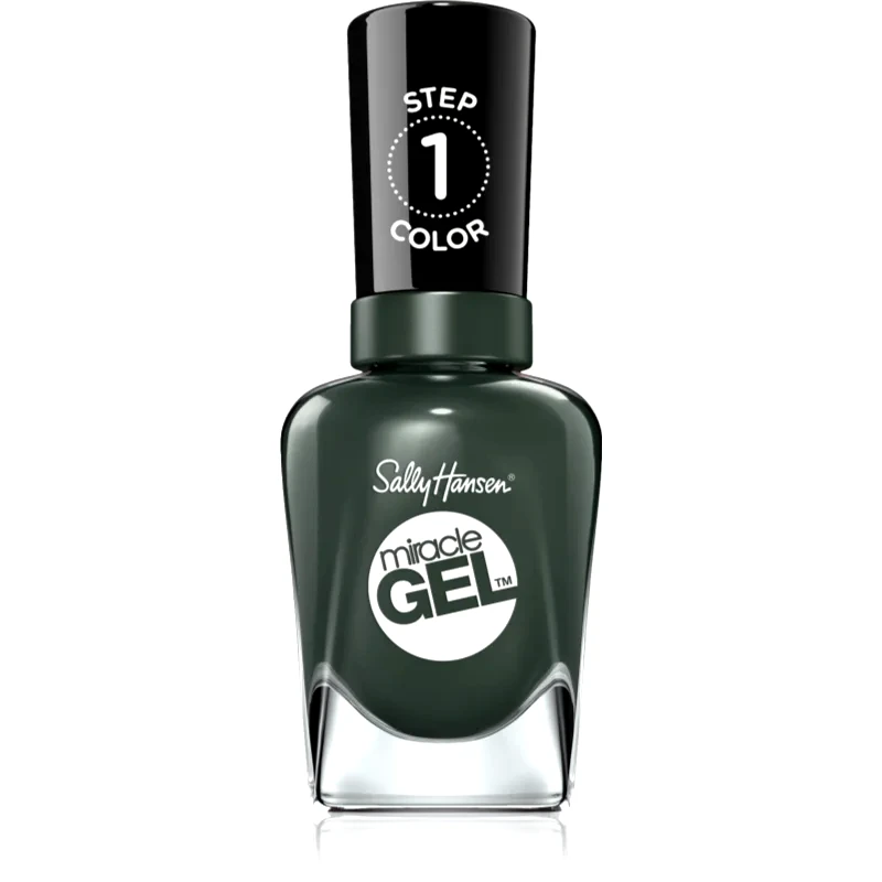 Sally Hansen Sally Hansen Miracle Gel™ τζελ βερνίκι νυχιών χωρίς τη χρήση των UV/LED λαμπτήρων απόχρωση 762 Leaf Me Be 14,7 ml