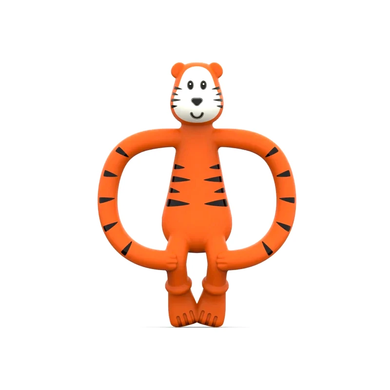 Matchstick Monkey Matchstick Monkey Animal Collection οδοντόβουρτσα με μασητικό Tiger 1 τμχ