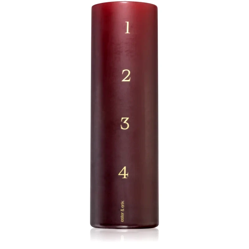 ester & erik ester & erik advent deep wine διακοσμητικά κεριά 20 εκ