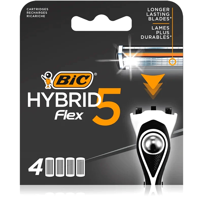 BIC BIC FLEX5 ανταλλακτικές λεπίδες 4 τμχ