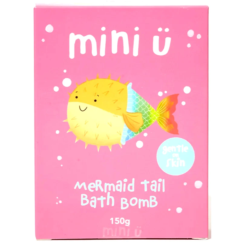 Mini-U Mini-U Bath Bomb Mermaid Tail αφρώδης μπάλα τια το μπάνιο 150 γρ