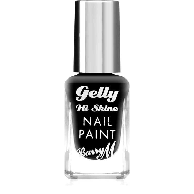 Barry M Barry M Gelly Hi Shine βερνίκι νυχιών απόχρωση Black forest 10 ml