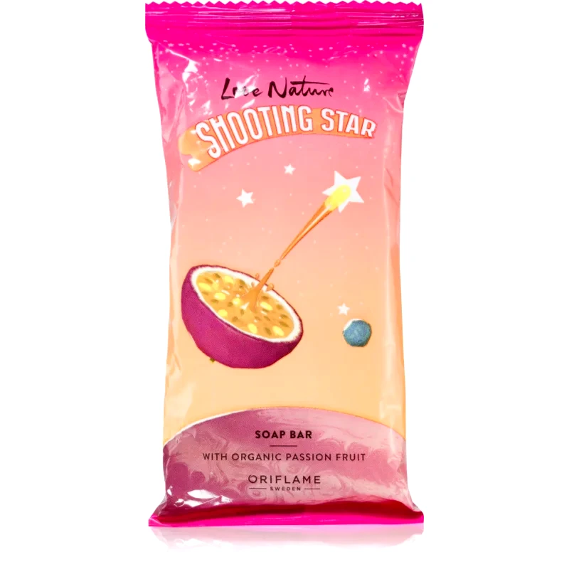 Oriflame Oriflame Love Nature Kids Shooting Star καθαριστικό στερεό σαπούνι με λάδι μαρακούγια για παιδιά 75 γρ