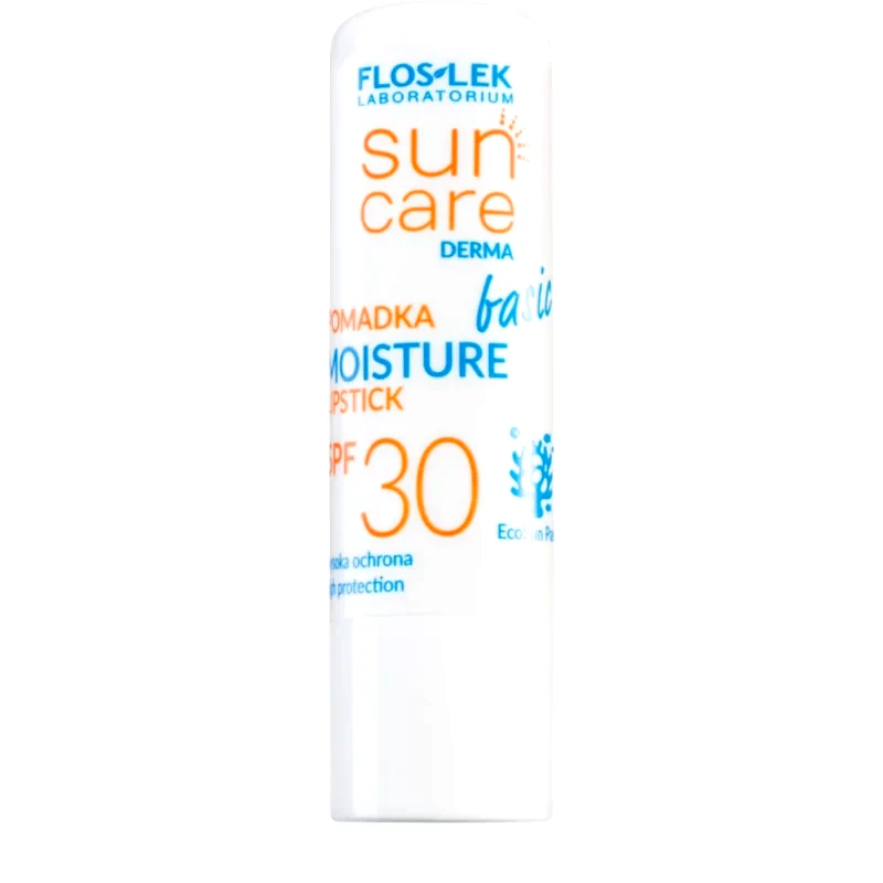 FlosLek Laboratorium Sun Care Derma Basic προστατευτικό βάλσαμο για τα χείλη SPF 30 3,8 γρ φωτογραφία