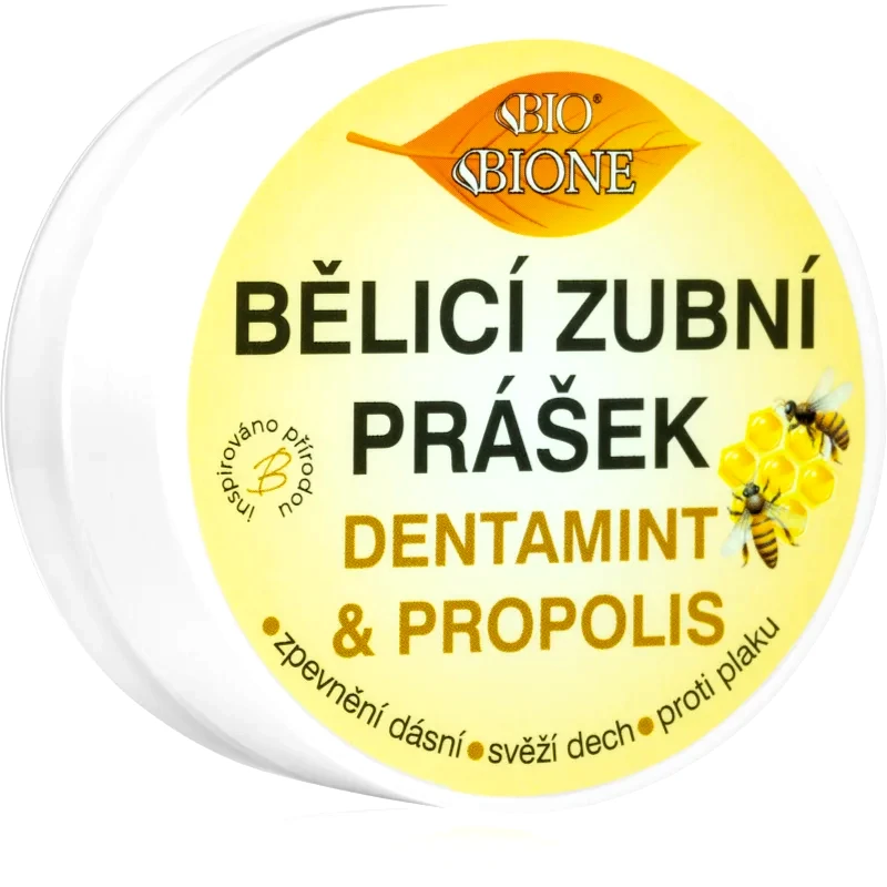 Bione Cosmetics Bione Cosmetics Dentamint Propolis λευκαντική οδοντική πούδρα 40 γρ