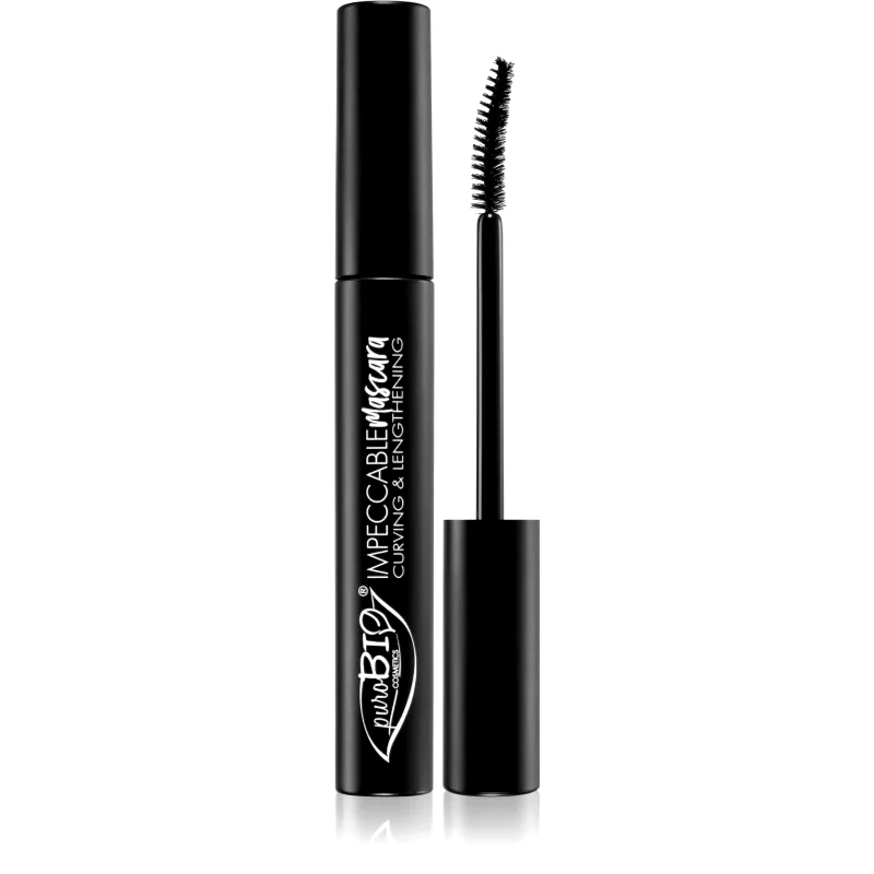 puroBIO Cosmetics puroBIO Cosmetics Impeccable μάσκαρα για επιμήκυνση των βλεφαρίδων 7 μλ