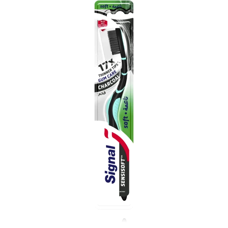 Signal Signal Natural Elements Silver Charcoal οδοντόβουρτσα soft 1 τμχ