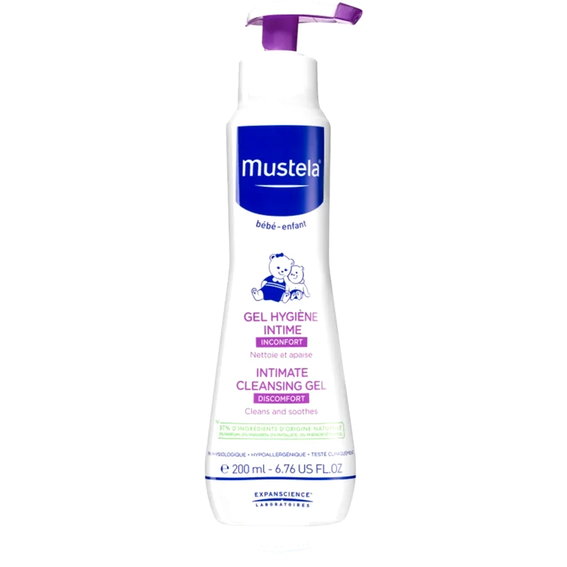 Mustela Mustela Bébé Καθαριστικό ευαίσθητης περιοχής για παιδιά 200 ml