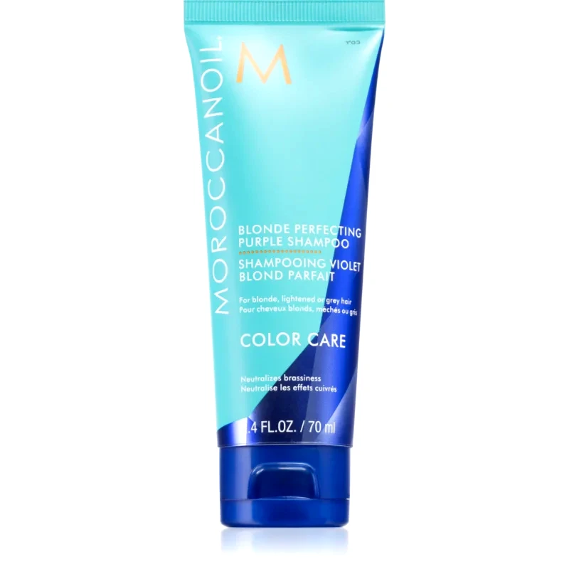 Moroccanoil Moroccanoil Color Care μωβ τονωτικό σαμπουάν για ξανθά μαλλιά 70 ml