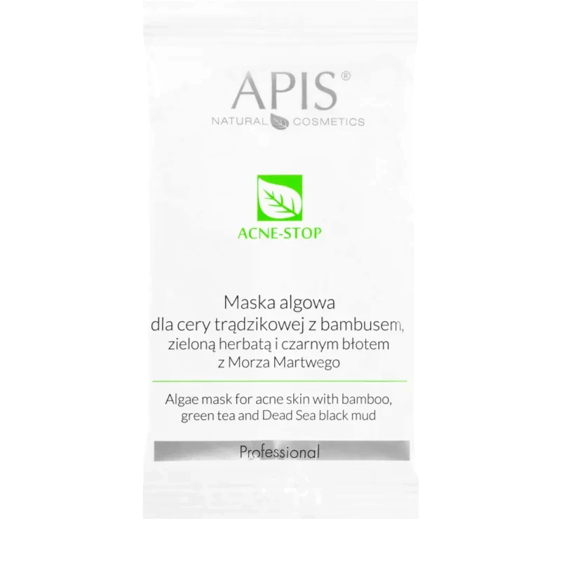 Apis Natural Cosmetics Apis Natural Cosmetics Acne-Stop Professional μάσκα για καθαρισμό και απαλότητα για λιπαρή επιδερμίδα με τάση για ακμή 20 γρ