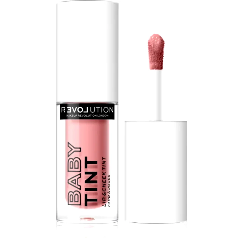 Revolution Relove Revolution Relove Baby Tint υγρό ρουζ και λιπ γκλος απόχρωση Rose 1.4 ml