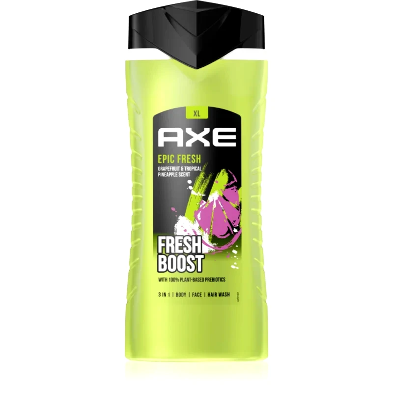 Axe Axe Epic Fresh τζελ για ντους για πρόσωπο, σώμα και μαλλιά 400 ml