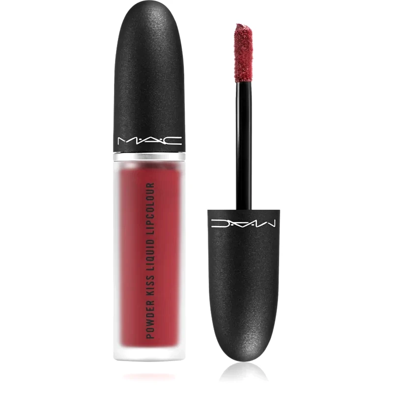 MAC Cosmetics MAC Cosmetics Powder Kiss Liquid Lipcolour ματ υγρό κραγιόν απόχρωση Fashion Emergency 5 ml