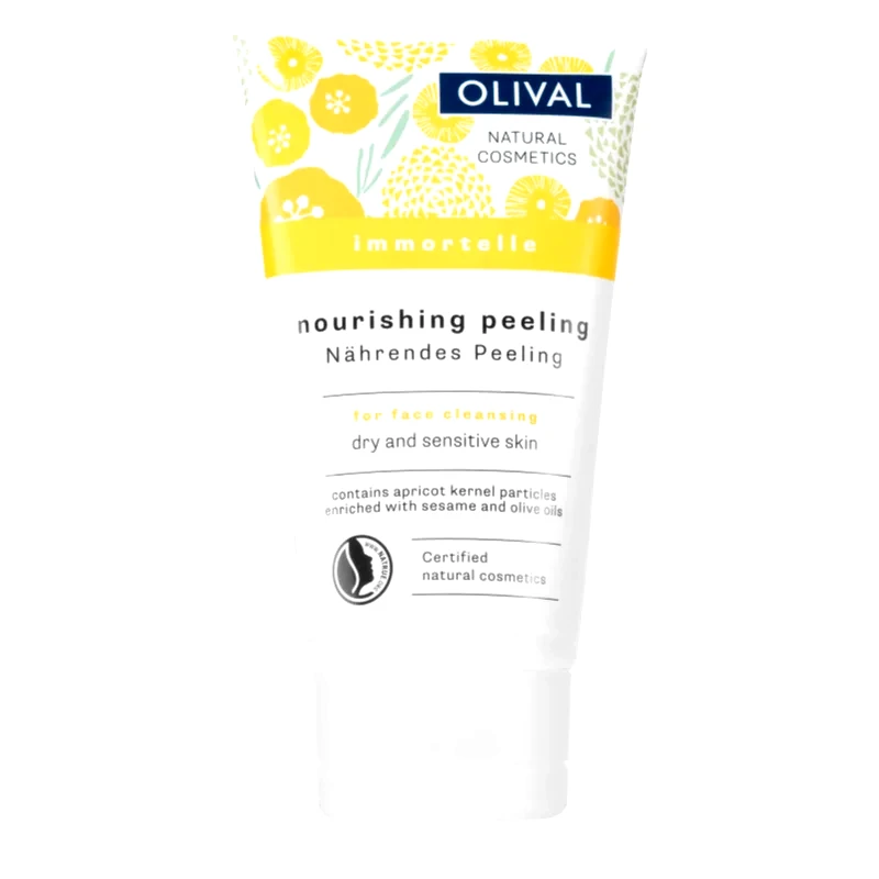 Olival Olival Immortelle Nourishing Peeling scrub ήπιας απολέπισης για ξηρό και ευαίαισθητο δέρμα 75 ml