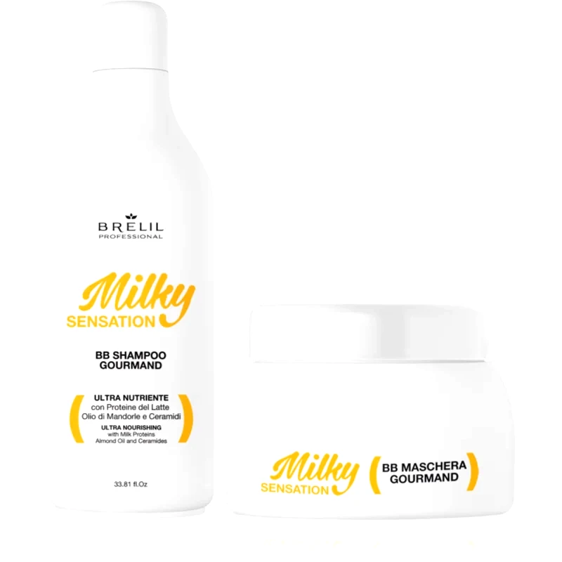 Brelil Professional Brelil Professional Milky Sensation Set σετ δώρου για κατεστραμμένα μαλλιά