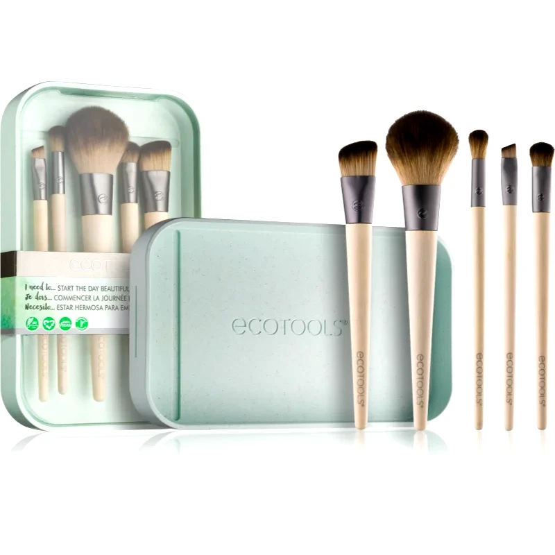 EcoTools EcoTools Start The Day Beautifully σετ με πινέλα για τέλεια εμφάνιση